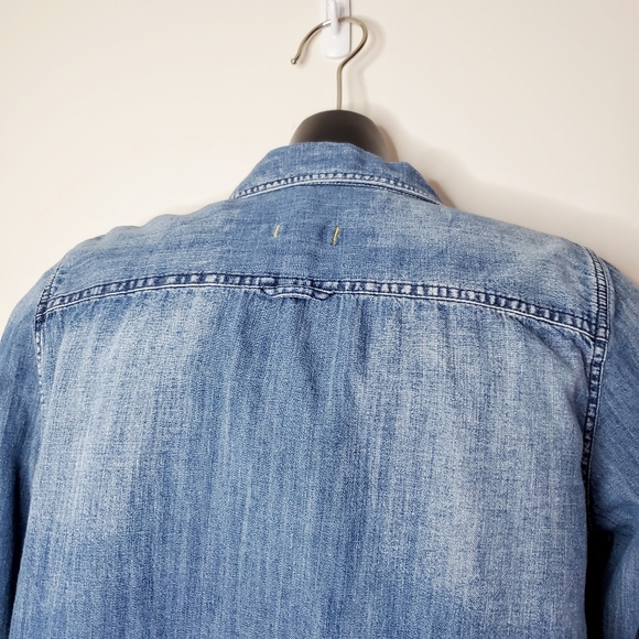 MADEWELL Denim Boyshirt in Campground Wash M - Picture 10 of 10